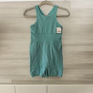 NWT Free People Movement Every Single Time Runsie in Turquoise | Size M/L